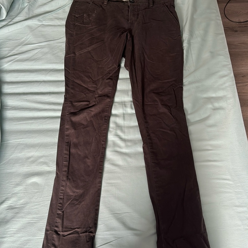 ALLSAINTS brown skinny pants size 6